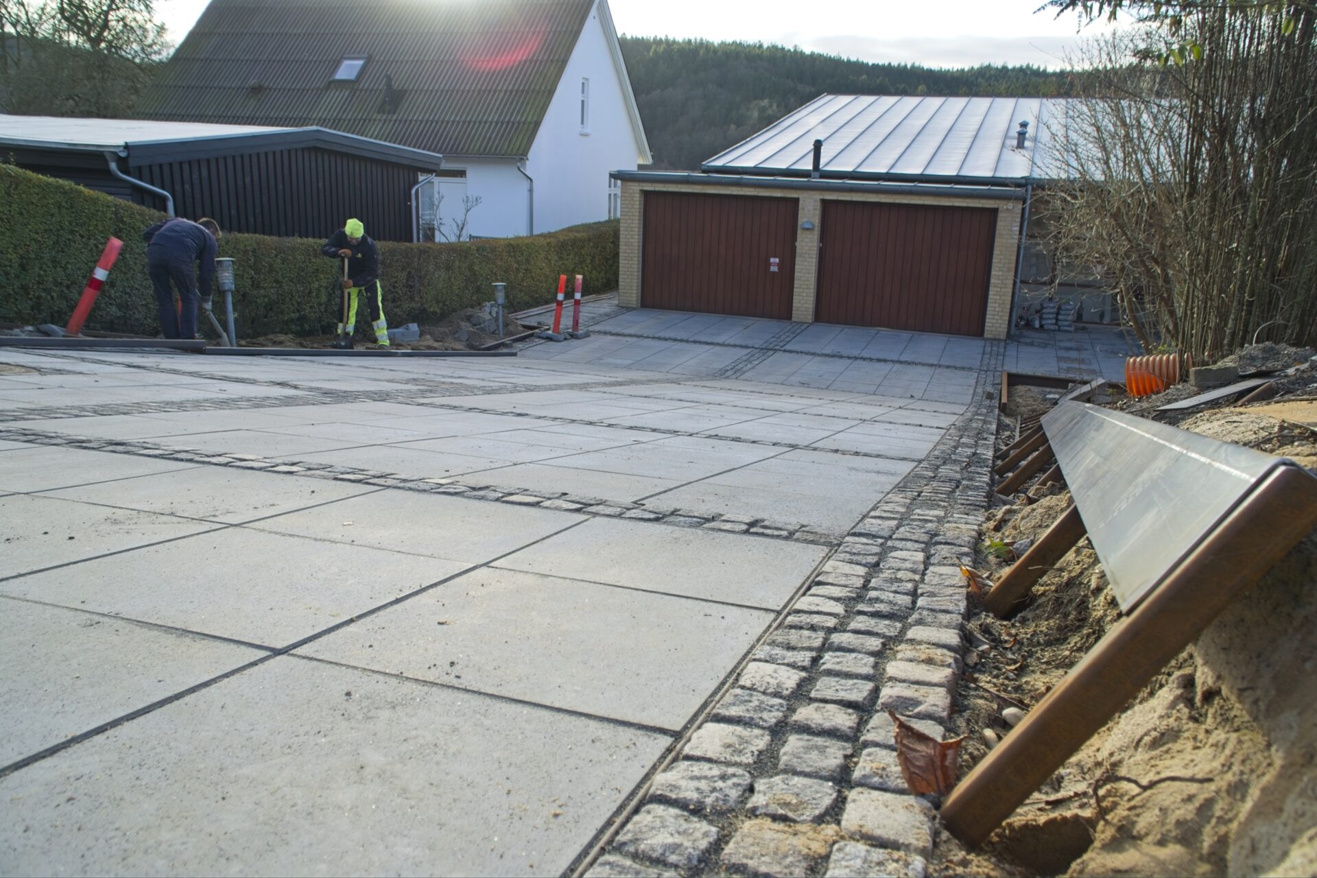 Anlægsarbejde ved liebhaveri